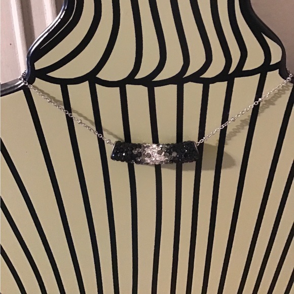 Curved Bar Necklace - Picture 3 of 6